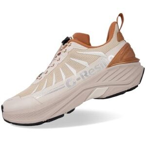 Men's Athletic Shoes - Beige and Tan